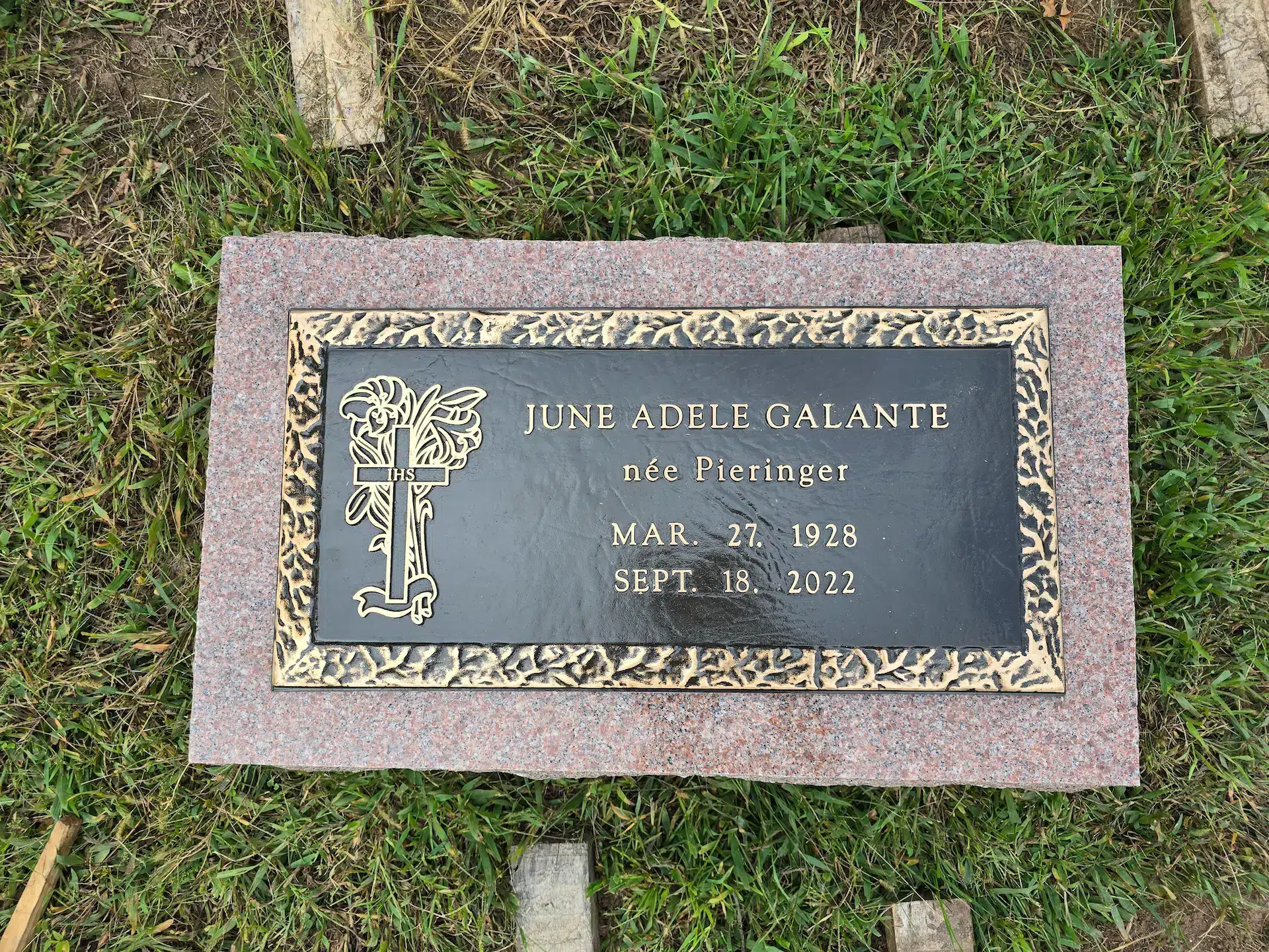 Bronze Bronze Plaque hand-carved by Headstone Plaque Guide in NJ — image 4